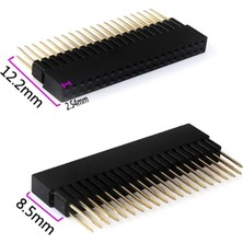 Raspberry Pi 3b/3b+/4b 2×20 Gpıo Yüksek Soket — Stacking Header