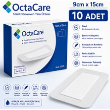 Octacare Esnek Steril Nonwoven Yara Örtüsü 9CM×15CM (10 Adet)
