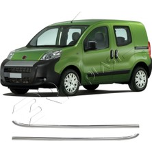 Servet Dizayn Oto Fiat Fiorino Uyumlu 2008 ve Üzeri Krom Cam Çıtası 2 Parça Paslanmaz Çelik