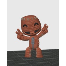  sackboy figür playstation / renkli özel 3d üretim sack boy ( a big adventure) / 11-13 cm