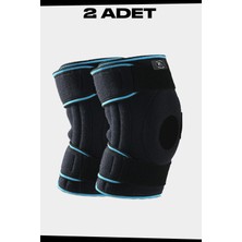 Destekleyici Urunler Dizlik 2 Adet Lux Celik Ligament Patella Destekli Meniskus Capraz Bag Spor Galb Standart