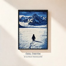 Saes Labs Nihilist Penguen 3D Tablo 15×20 cm