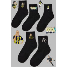Rabona Fashion Kanarya Ruhu 5'li Taraftar Çorabı