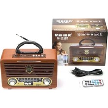 Tastech (Meier 115 Bej) Meier M-115BT Nostaljik Radyo USB Aux Bluetooth