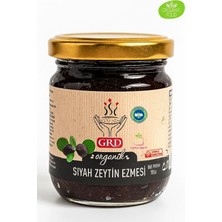 Grd Organik Siyah Zeytin Ezmesi 180 G Cam Ambalajda Lezzetli Alternatif (Pestisit Analizli)