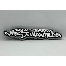 Goka 3D Craft Need For Speed(Nfs) Most Wanted Temalı 3D Duvar Dekoru - 23 cm Premium Versiyon (1.5 cm Çift Montaj Setli)