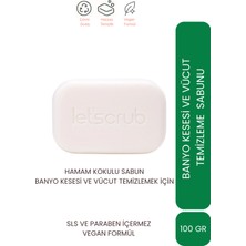 LET'SCRUB Banyo Kesesi Temizleme Sabunu - Hamam Kokulu -  100 gr