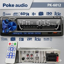 Oto Teyp 4X60 Watt 7388 Entegre Bluetooth 2xusb Şarjlı Fm App Aplikason Poke PK-6010