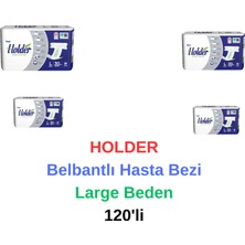 Holder -Belbantlı Hasta Bezi Large Beden 120'LI
