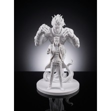 Demirhan3D ⚡🤍 Jotaro Kujo & Star Platinum Diorama Heykeli | Pla Doğa Dostu Dekoratif Figür | 15,6 cm