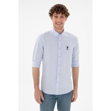 U.S. Polo Assn. Dokuma Uzun Kol Slim Fit Gömlek 2084085