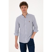 U.s. Polo Assn. Erkek Uzun Kollu Slim Fit %100 Pamuk Gömlek 2103065