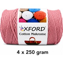 Oxford İplik Cotton Makrome 4'lü Paket NO:1193 Rose