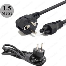 Tastech Bilgisayar Laptop Yonca Power Kablosu 1.5 Metre 220V 10-16A Yazıcı Adaptör Güç Kablosu