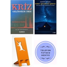 Mediacat Yayınları Kriz Geliyorum Der! - Salim Kadıbeşegil + Kuzey Işıklarının Şarkısı + Telefon Tutucu