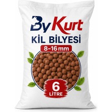 ByKurt Kil Bilyesi 8-16 mm Yıkanmış Kil Bilyesi 6 Litre