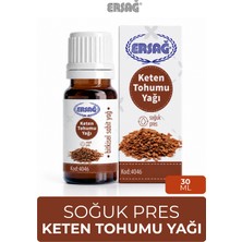 Ersağ Soğuk Pres Keten Tohumu Yağı 30 ml