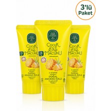 Eyüp Sabri Tuncer Doğal Ananas Özlü 2-6 Yaş Çocuk Diş Macunu 60 ml x 3 Adet