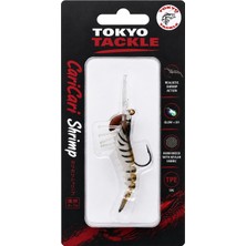 Tokyo Tackle Caricari Shrimp 5cm 3.7gr Baby Silikon Karides Lrf Sahte Yem (Renk : TT008)