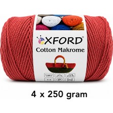 Oxford İplik Cotton Makrome 4'lü Paket NO:1152 Nar Çiçeği