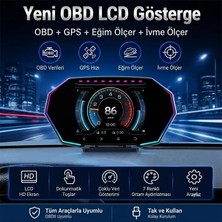 Nevamel® Ally F11 Obd2 + Gps Head Up Display Hud Dijital Hız GÖSTERGESI-(5775)