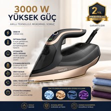 Philips Hareket Sensörü Teknolojisi Ile Yeni Azur 8000 Serisi, 3000 Watt Güçlü Buharlı Ütü