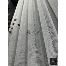 Rendecioğlu Tekstil Tül Perde  Simli Ultra Gramajlı Çelik Armür