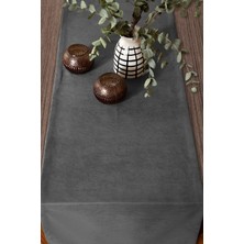 Gauze Fabric Design Safir Kadife Dokulu Dertsiz Ütü Istemeyen Yüksek Kaliteli Gri Runner