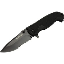 Herşey Trend Schrade 5-1 Siyah Kamp Çakı 20CM- Yarı Otomatik, Testere Detaylı, Kemerlikli