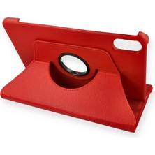 Raftan Topla Redmi Pad 2 Kılıf 360 Tablet Deri Kılıf - Kırmızı