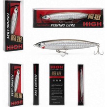 Hobifix 9.5 cm 12 G Uv Kaplamalı Ağırlıklı Vip Suni Yem – Üst Su Yüzey(Topwater) Maket Balık – Lüfer, Levrek, Akya, Baraküda Avı