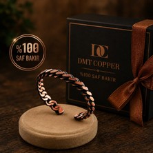 Dmt Copper Home Kalın %100 El Yapımı Bakır Bileklik,doğal Antibakteriyel Bakır Bileklik, Sağlık Dostu Şık Tasarım