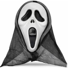 Herşey Trend Kapşonlu Çığlık Maskesi Scream Maskesi - Hayalet Maskesi 33X21 cm