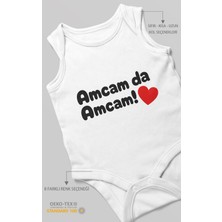 Morivo Kids Amcam Da Amcam! Sıfır Kol Bebek Zıbını %100 Pamuk