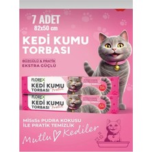 Abnturk Pudra Kokulu Kedi Kumu Torbası 7 Li 1 Paket 82X50CM