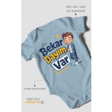 Morivo Kids Bekar Dayım Var! Kısa Kollu Bebek Body %100 Pamuk