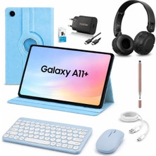 Samsung Galaxy Tab A11 Plus 11'' 6gb 128GB Tablet+Kılıf+Klavye+Mouse+Şarj Başlık+Kulaklık (Kalem Hediye)