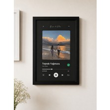 Moonpiece Collection Kişiye Özel Spotify Tablo Kişiselleştirilebilir Hediye Sevgili Arkadaş