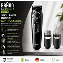 Braun Series 3 BT3411 Sakal Düzeltici Tıraş Makinesi Ayarlanabilir Tarak Ergonomik Tasarım