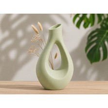 3D Baskı Modern Dekoratif Vazo – Minimalist Tasarım | Ev ve Ofis Dekorasyonu - 25 cm
