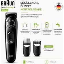Braun Series 3 BT3411 Sakal Düzeltici Tıraş Makinesi Ayarlanabilir Tarak Ergonomik Tasarım