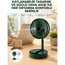Katlanabilir USB Şarjlı Masaüstü Soğutucu Mini Fan Telefon Tutucu