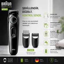 Braun Series 3 BT3411 Sakal Düzeltici Tıraş Makinesi Ayarlanabilir Tarak Ergonomik Tasarım