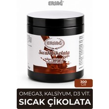 Ersağ Omega 3 ve D3 Vitaminli Sıcak Çikolata 300 gr