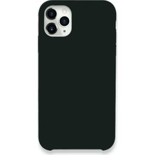 Newface Apple iPhone 11 Pro Kılıf Lansman Legant Silikon - Koyu Yeşil