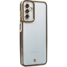 Newface Samsung Galaxy M23 Kılıf Liva Lens Silikon - Siyah