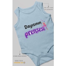 Morivo Kids Dayısının Prensesi Sıfır Kol Bebek Zıbını %100 Pamuk
