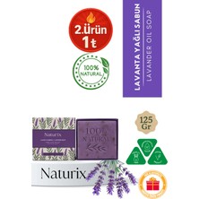 Naturix Lavanta Sabunu 125 gr | Kurutucu, Arındırıcı, Onarıcı Cilt ve Saç Için