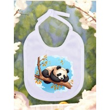 Lili Hediyelik Pandalı 2 Adet Bebek Mama Önlüğü