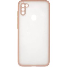 Newface Samsung Galaxy A11 Kılıf Montreal Silikon Kapak - Pembe